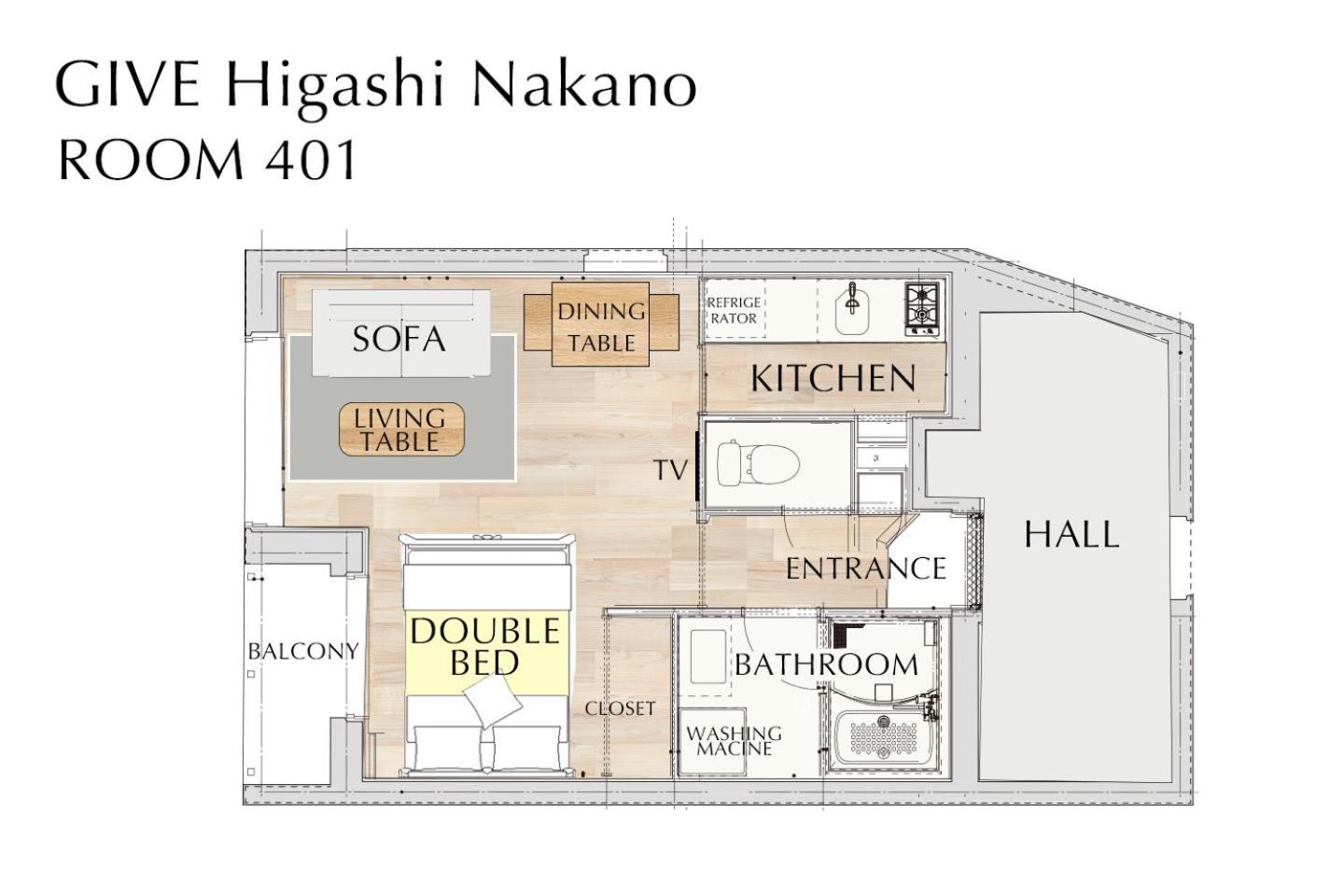Give Higashi Nakano Tokio Buitenkant foto