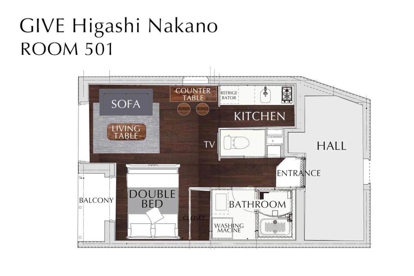 Give Higashi Nakano Tokio Buitenkant foto