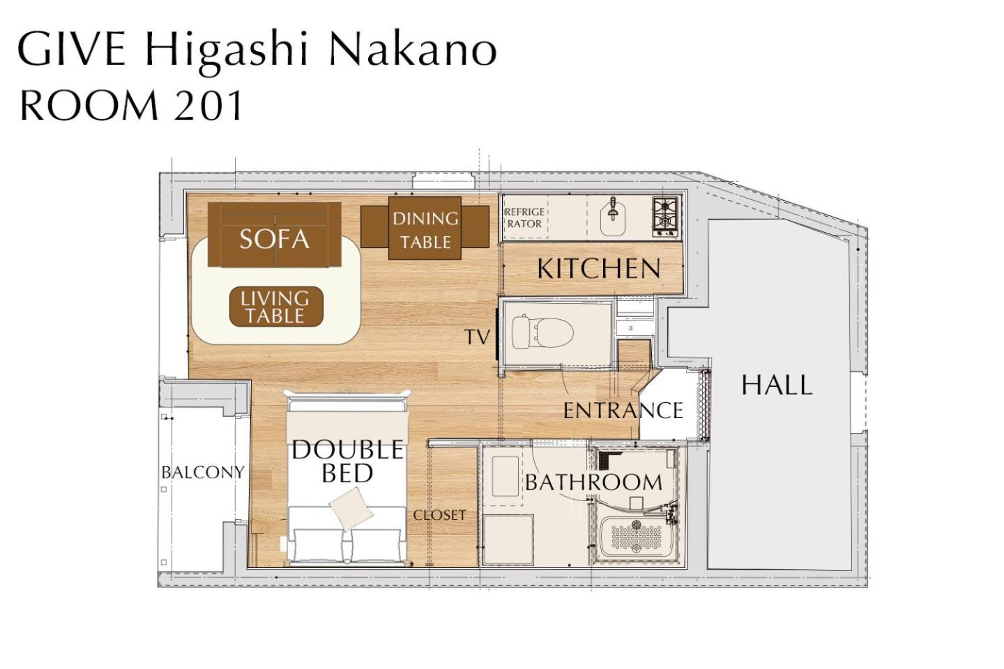 Give Higashi Nakano Tokio Buitenkant foto